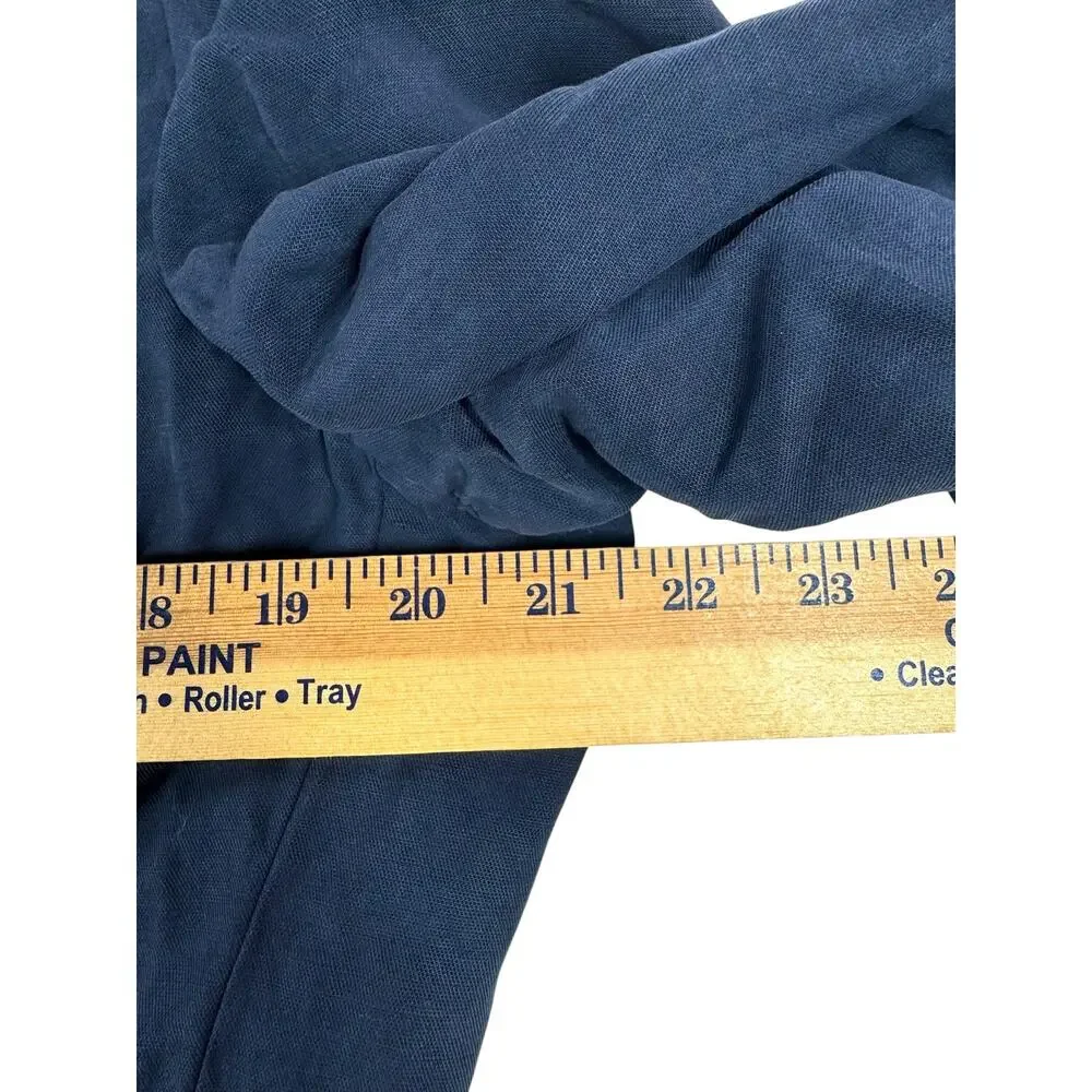 johnnie-O Coolidge Linen Blend Blazer 40R Navy Blue Top Shelf Sport Coat Jacket